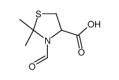 3-formyl-2,2-dimethylthiazolidine-4-carboxylic acid Structure
