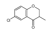 6-chloro-3-methyl-2,3-dihydrochromen-4-one Structure