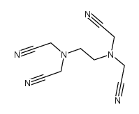Acetonitrile,2,2',2'',2'''-(1,2-ethanediyldinitrilo)tetrakis- Structure