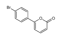 6-(4-bromophenyl)pyran-2-one Structure