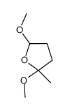 2,5-二甲氧基-2-甲基四氢呋喃结构式