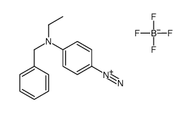 4-[benzyl(ethyl)amino]benzenediazonium tetrafluoroborate Structure