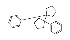 [1-(1-phenylcyclopentyl)cyclopentyl]benzene Structure