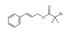 cinnamyl 2-bromo-2-methylpropanoate结构式