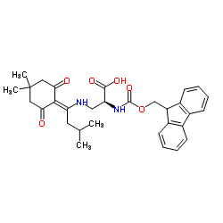 Fmoc-3-[[1-(4,4-二甲基-2,6-二氧代环己亚基)-3-甲基丁基]氨基]-L-丙氨酸图片