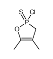 2-chloro-4,5-dimethyl-2-sulfanylidene-3H-1,2λ5-oxaphosphole Structure