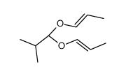 2-methyl-1,1-trans,trans-bis-propenyloxy-propane结构式