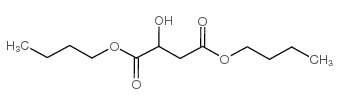 Butanedioic acid,2-hydroxy-, 1,4-dibutyl ester Structure