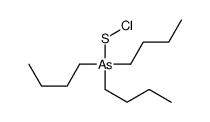 (tributyl-λ5-arsanyl) thiohypochlorite Structure
