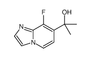 2-(8-氟咪唑并[1,2-a]吡啶-7-基)丙烷-2-醇结构式