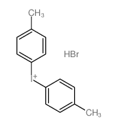 Iodonium,bis(4-methylphenyl)-, bromide (1:1) Structure