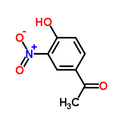 4'-羟基-3'-硝基苯乙酮结构式