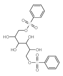 D-Mannitol,1,6-dibenzenesulfonate结构式