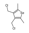 3,4-双(氯甲基)-2,5-二甲基硒吩结构式