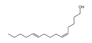 (5Z,10E)-5,10-Pentadecadien-1-ol Structure