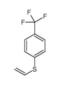 1-ethenylsulfanyl-4-(trifluoromethyl)benzene结构式
