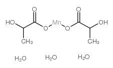 Manganese(II) lactate trihydrate structure
