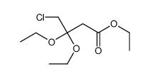 ethyl 4-chloro-3,3-diethoxybutanoate结构式
