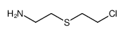 S-(2-Chloroethyl)thioethylamine结构式