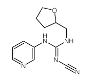 N-Cyano-N-(3-pyridinyl)-N-(tetrahydro-2-furanylmethyl)guanidine Structure