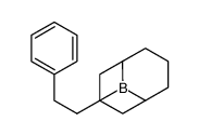 9-(2-phenylethyl)-9-borabicyclo[3.3.1]nonane结构式