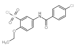 5-(4-氯苄氨基)-2-乙氧基苯磺酰氯结构式