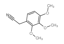 2,3,4-Trimethoxyphenylacetonitrile Structure