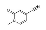 4-Pyridinecarbonitrile,1,2-dihydro-1-methyl-2-oxo-(9CI) Structure