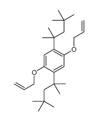 1,4-bis(prop-2-enoxy)-2,5-bis(2,4,4-trimethylpentan-2-yl)benzene结构式