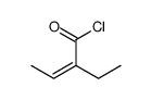 2-ethylbut-2-enoyl chloride Structure