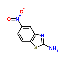 2-氨基-5-硝基苯并噻唑结构式