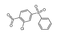 (3-chloro-4-nitro-phenyl)-phenyl sulfone结构式