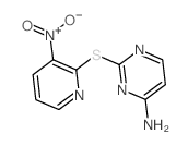 2-(3-nitropyridin-2-yl)sulfanylpyrimidin-4-amine Structure