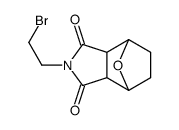 N-(2-Bromoethyl)-7-oxabicyclo[2.2.1]heptane-2,3-dicarbimide Structure