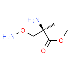D-Serine, O-amino-2-methyl-, methyl ester (9CI)结构式