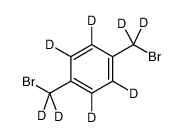 1,4-Bis(bromomethyl)benzene-d8 Structure