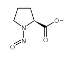 1-Nitrosopyrrolidine-2-carboxylic acid Structure