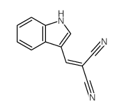 2-((1H-吲哚-3-基)亚甲基)丙二腈结构式