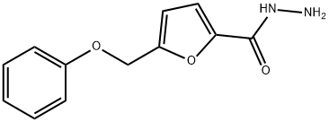 2-Furancarboxylic acid, 5-(phenoxymethyl)-, hydrazide Structure