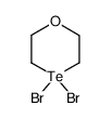 4,4-Dibrom-1-oxa-4-telluracyclohexan结构式