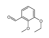 3-乙氧基-2-甲氧基苯甲醛结构式
