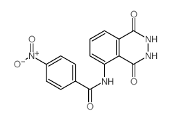 Benzamide,4-nitro-N-(1,2,3,4-tetrahydro-1,4-dioxo-5-phthalazinyl)-结构式