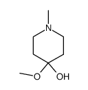 4-methoxy-1-methylpiperidin-4-ol结构式