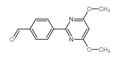 4-(4,6-Dimethoxypyrimidin-2-yl)benzaldehyde结构式