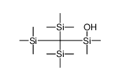 hydroxy-dimethyl-[tris(trimethylsilyl)methyl]silane结构式
