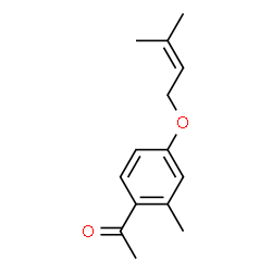 Ethanone, 1-[2-methyl-4-[(3-methyl-2-butenyl)oxy]phenyl]- (9CI) Structure