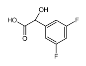 (R)-2-(3,5-二氟苯基)-2-羟基乙酸结构式