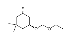 cis-1-Ethoxymethoxy-3,3,5-trimethylcyclohexan Structure