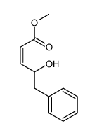 methyl 4-hydroxy-5-phenylpent-2-enoate Structure