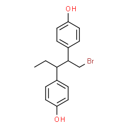 Bromonorhexestrol Structure